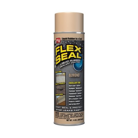 FLEX SEAL Family of Products  Almond Rubber Spray Sealant 14 oz FSTANR20